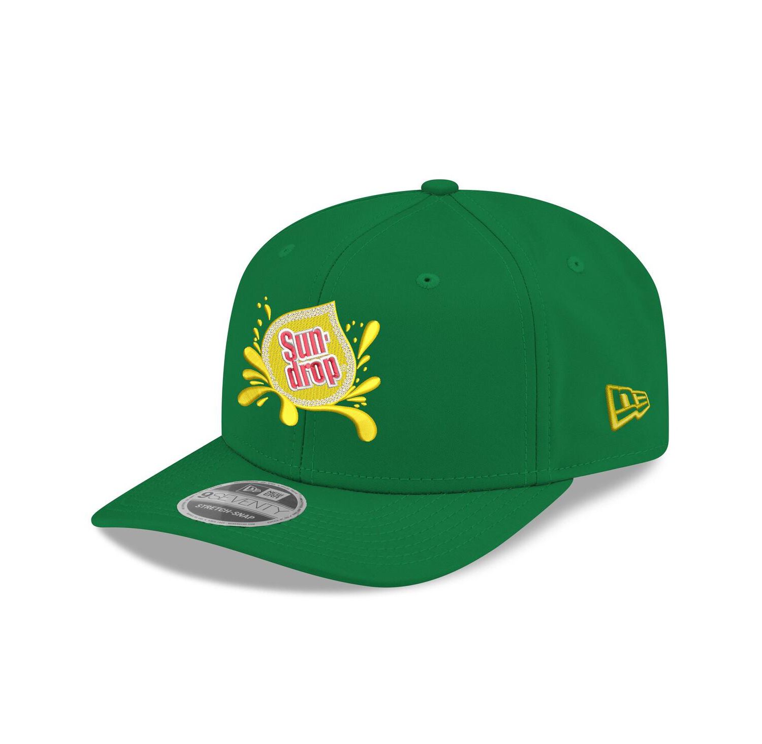 Men's Green Dale Earnhardt Jr. Sun Drop 9SEVENTY Stretch-Snap Hat
