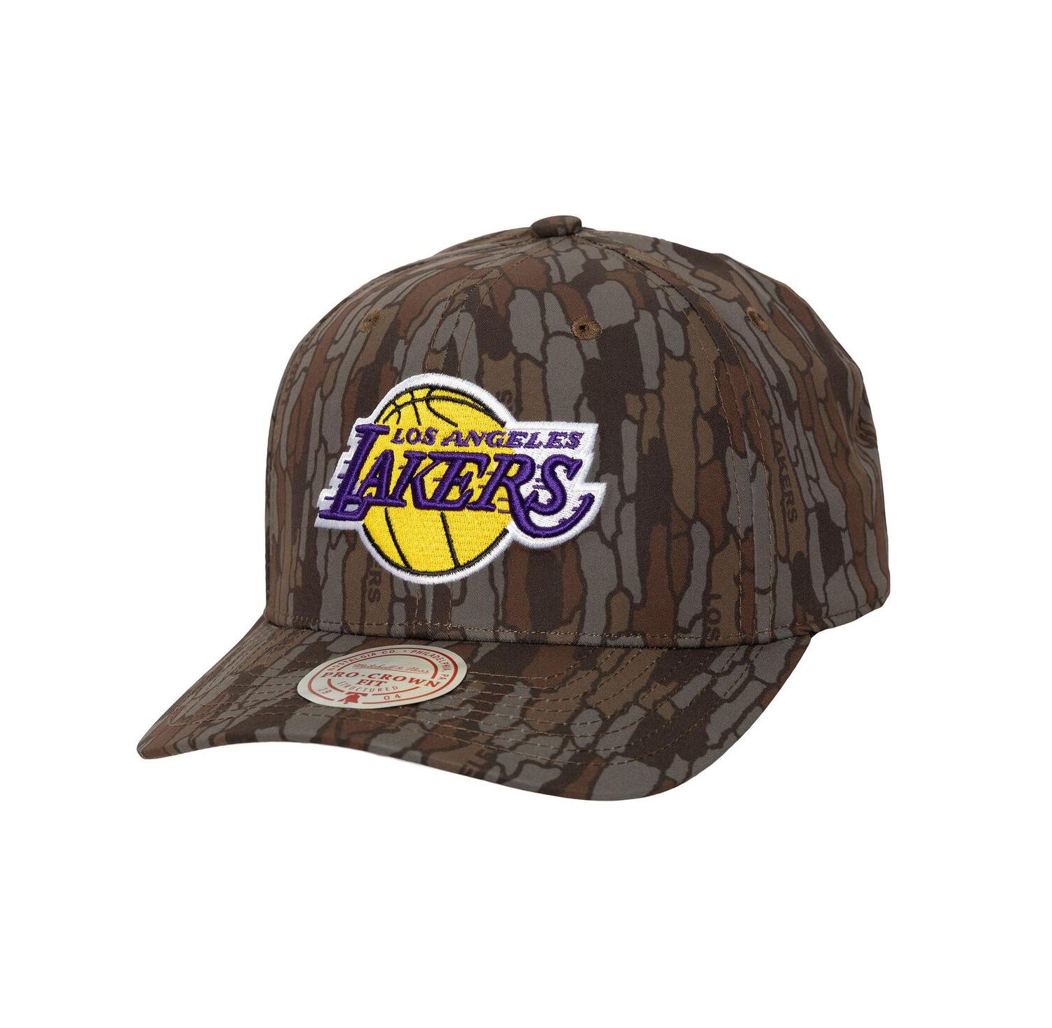 Men's Camo Los Angeles Lakers Hidden Pro-Crown Adjustable Hat