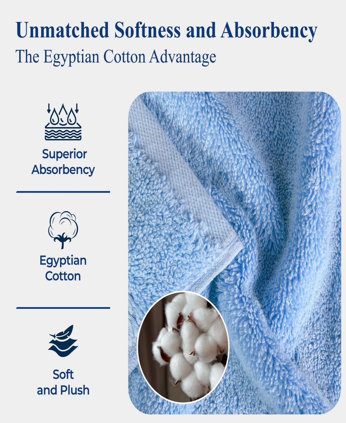 Superior 100% Egyptian Cotton 2-pc Bath Sheet Set In Blue