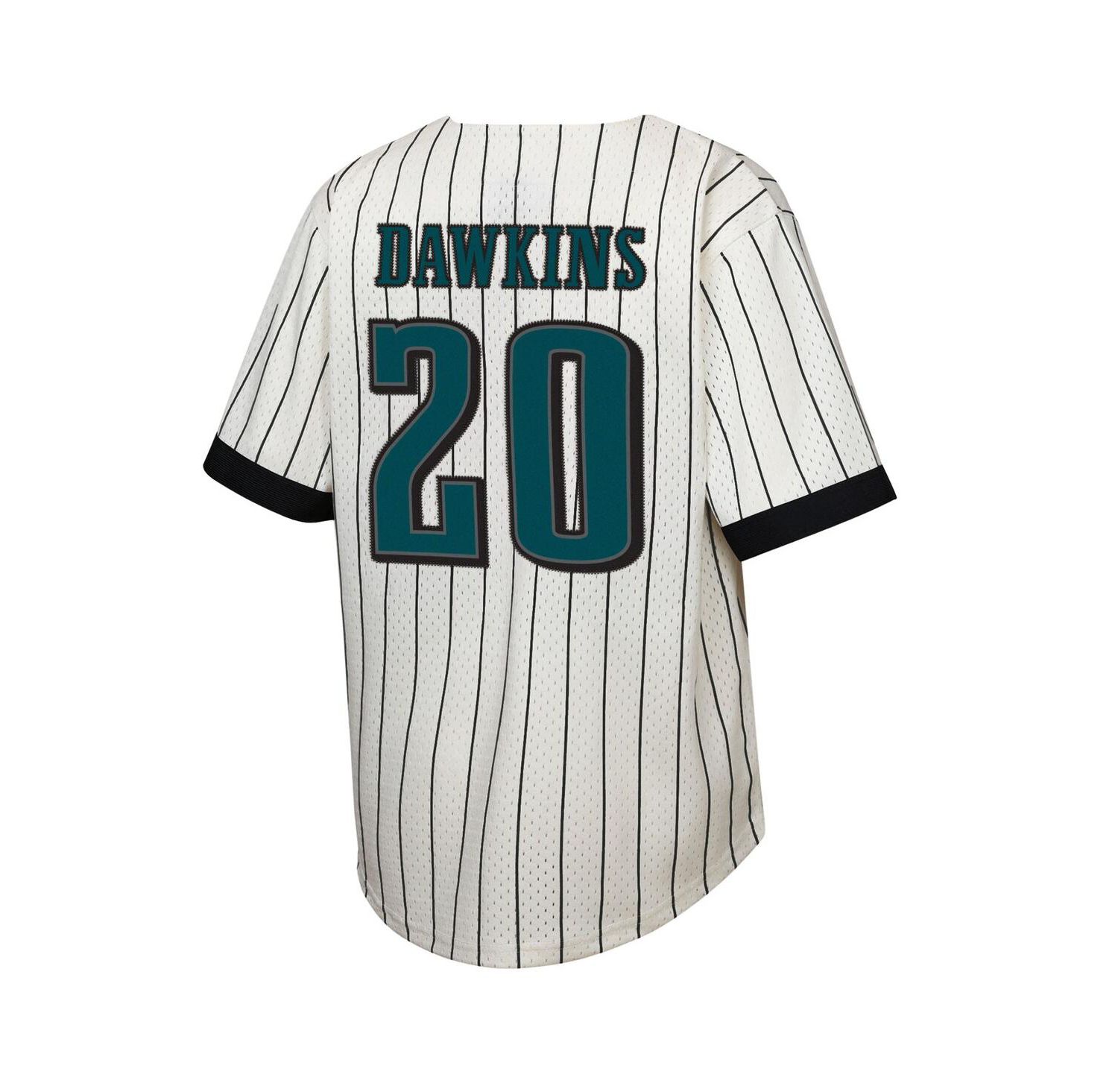Big Boys and Girls Brian Dawkins Cream Philadelphia Eagles Retired Player Name & Number Baseball Jersey