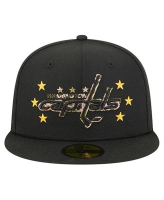 Men's Black Washington Capitals Military Appreciation Digital Camo Stars 59FIFTY Fitted Hat
