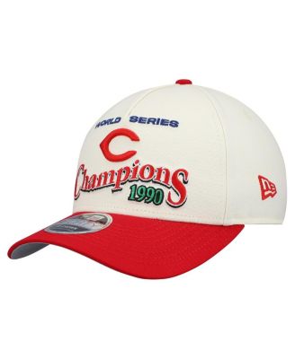 Men's Cream/Red Cincinnati Reds World Series 9FORTY M-Crown Adjustable Hat