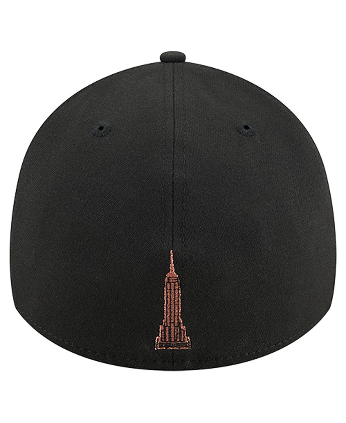 New Era Men's Black York Giants Empire 39THIRTY Flex Hat