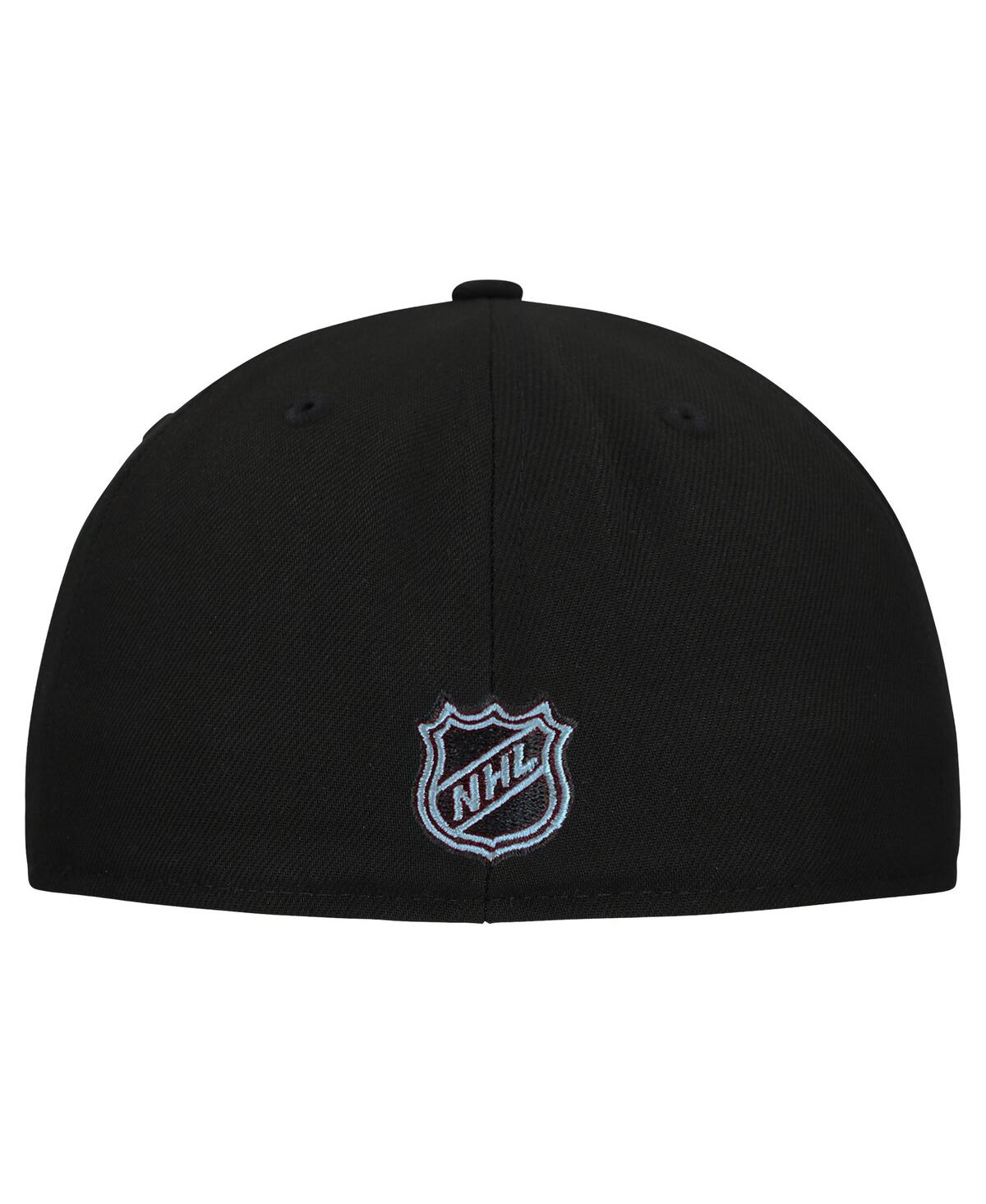 New Era Men's Black Utah Mammoth Team Primary 59FIFTY Fitted Hat