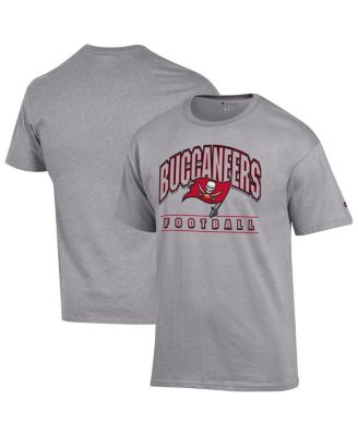 Champion - Men's Heather Gray Tampa Bay Buccaneers Football T-Shirt
