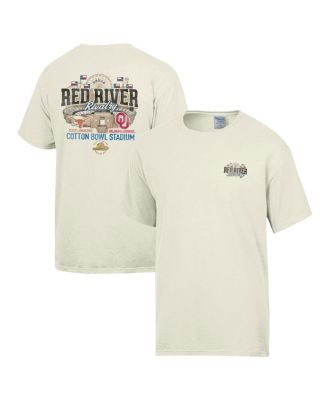 Comfortwash - Men's Cream Texas Longhorns vs. Oklahoma Sooners Red River Rivalry Stadium Match Up T-Shirt