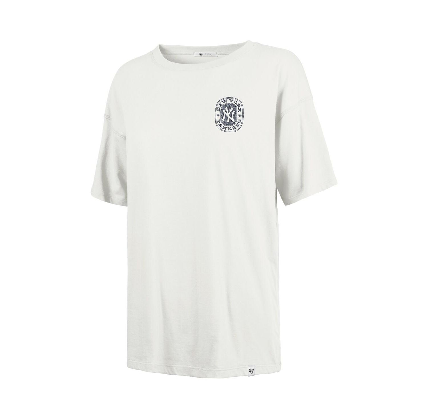 Women's Natural New York Yankees Back Canyon Sadie T-Shirt