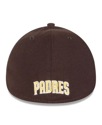 Men's Brown San Diego Padres 2025 MLB Postseason Side Patch 39THIRTY Flex Hat