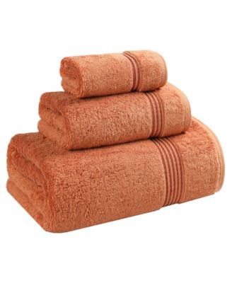 Solid Quick Drying Egyptian Cotton 3-Piece Bath Towel Set