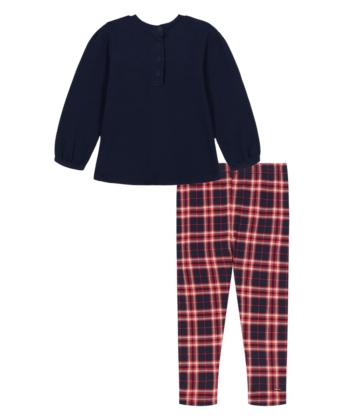 Tommy Hilfiger Baby Girls 2-Piece Mock Neck Top and Leggings Set