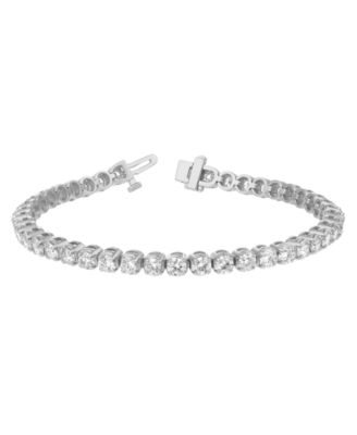 Diamond Bracelet (7 ct. t.w.) in 14k White Gold