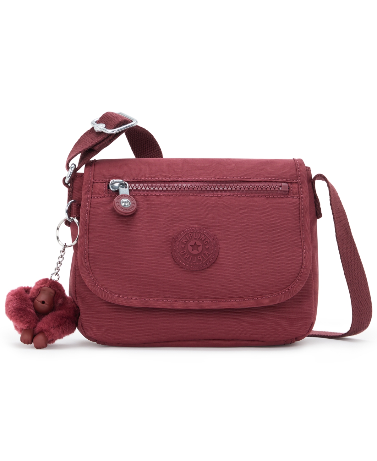Kipling Sabian Mini Crossbody Bag In Burgundy