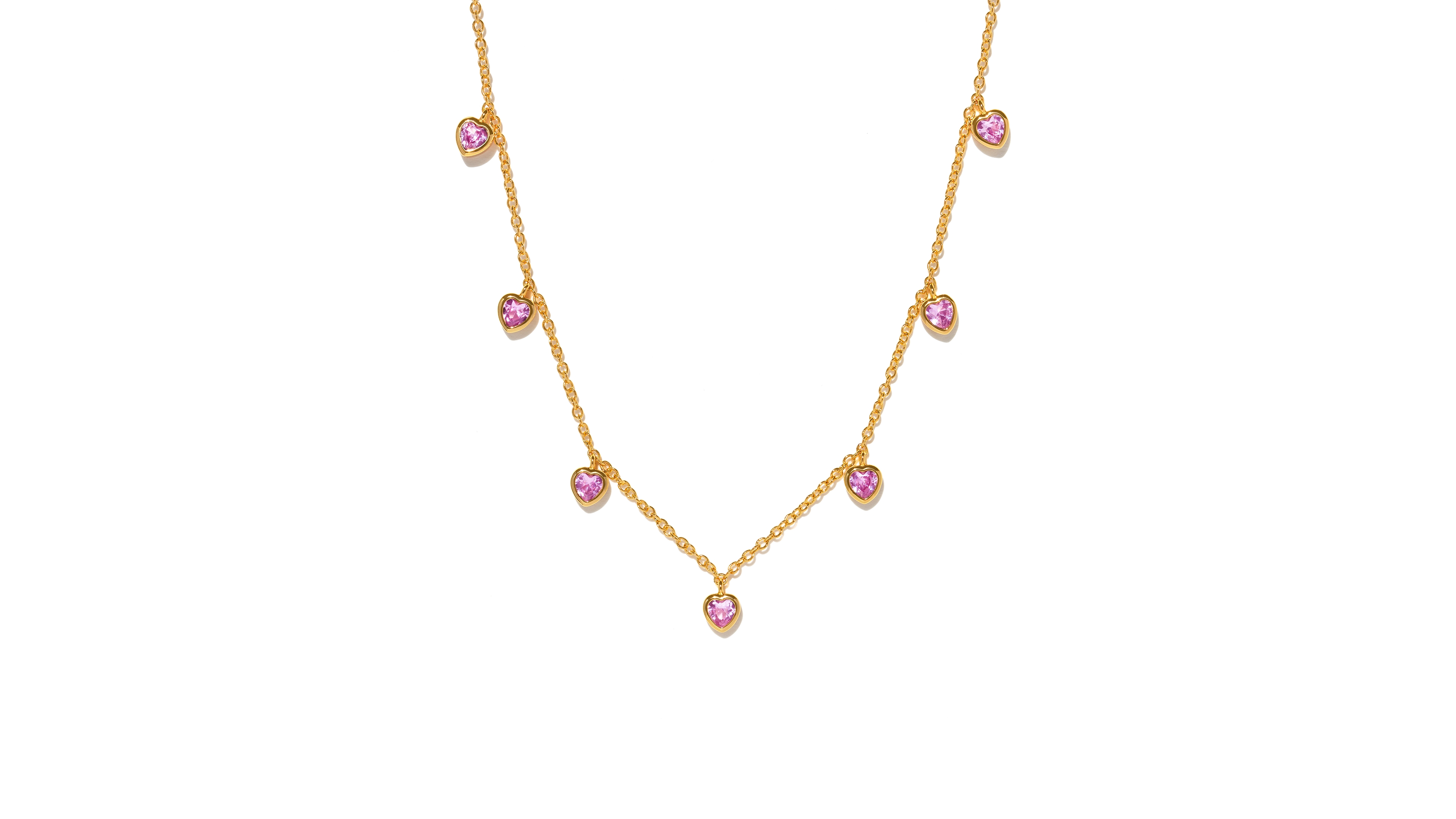 Girls Crew Crystal Te Amo Gold Plated Anklet