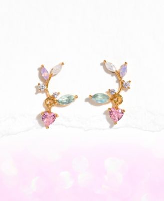 Crystal Multi-Color Love Blooms Earrings