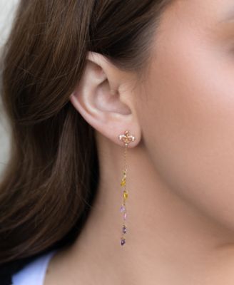 Crystal Multi-Color Star Wars Queen of Naboo Dangle Earrings