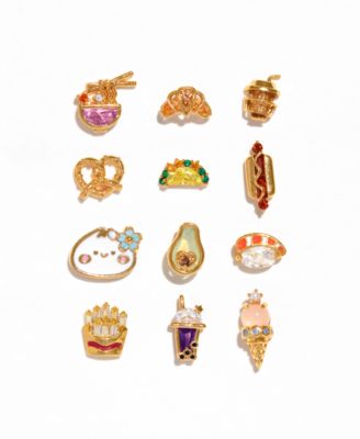 Crystal Multi-Color Taco Tuesday Stud Earrings