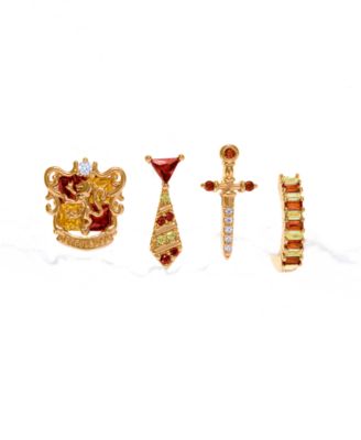 Harry Potter Gryffindor House Crystal Earring Set