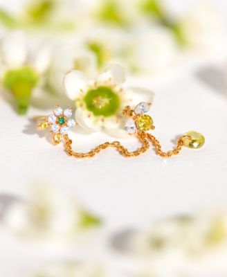 Crystal Sting Like a Bee Double Stud Earring