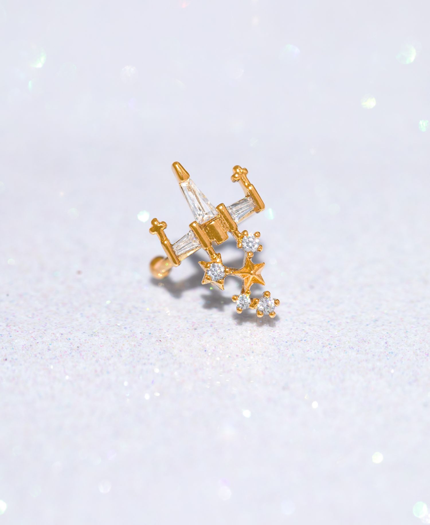 Crystal Star Wars X-Wing Ear Cuff