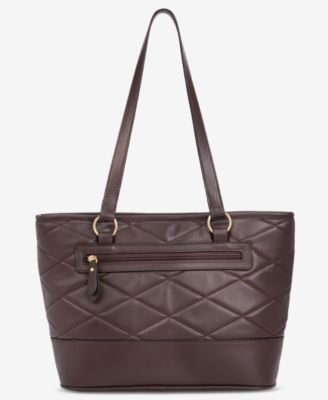 Large Quilted Tulip Tote, Exclusively at Macy's 
