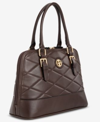 Medium Quilted Dome Satchel, Exclusively at Macy's 