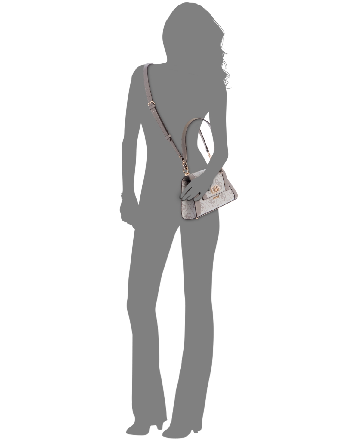 Guess Karnilla Logo Flap Shoulder Bag