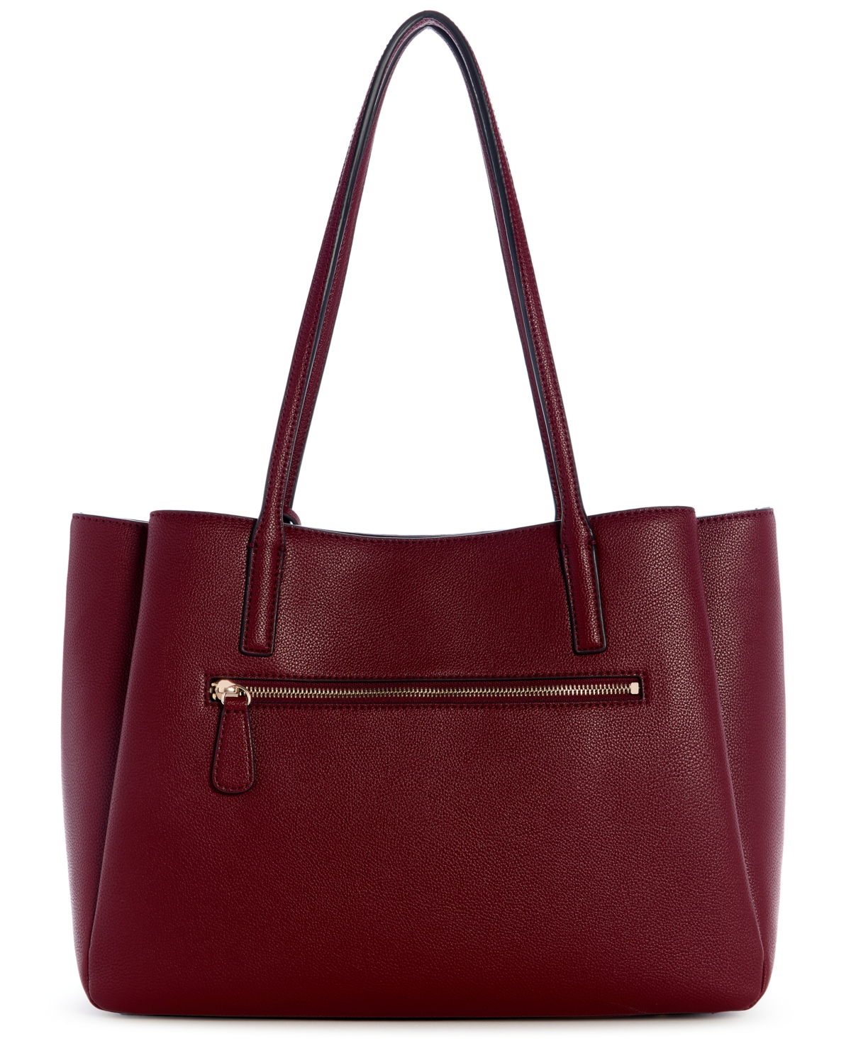 Guess Isola Multi Compartment Large Tote Bag In Burgundy