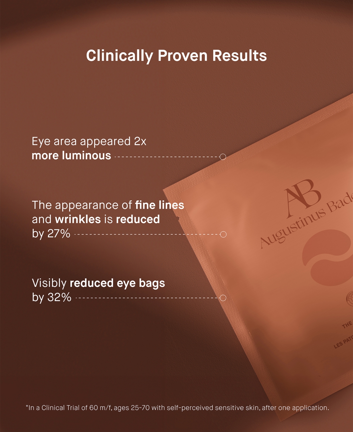 Augustinus Bader The Eye Patches Single Sachet In Orange