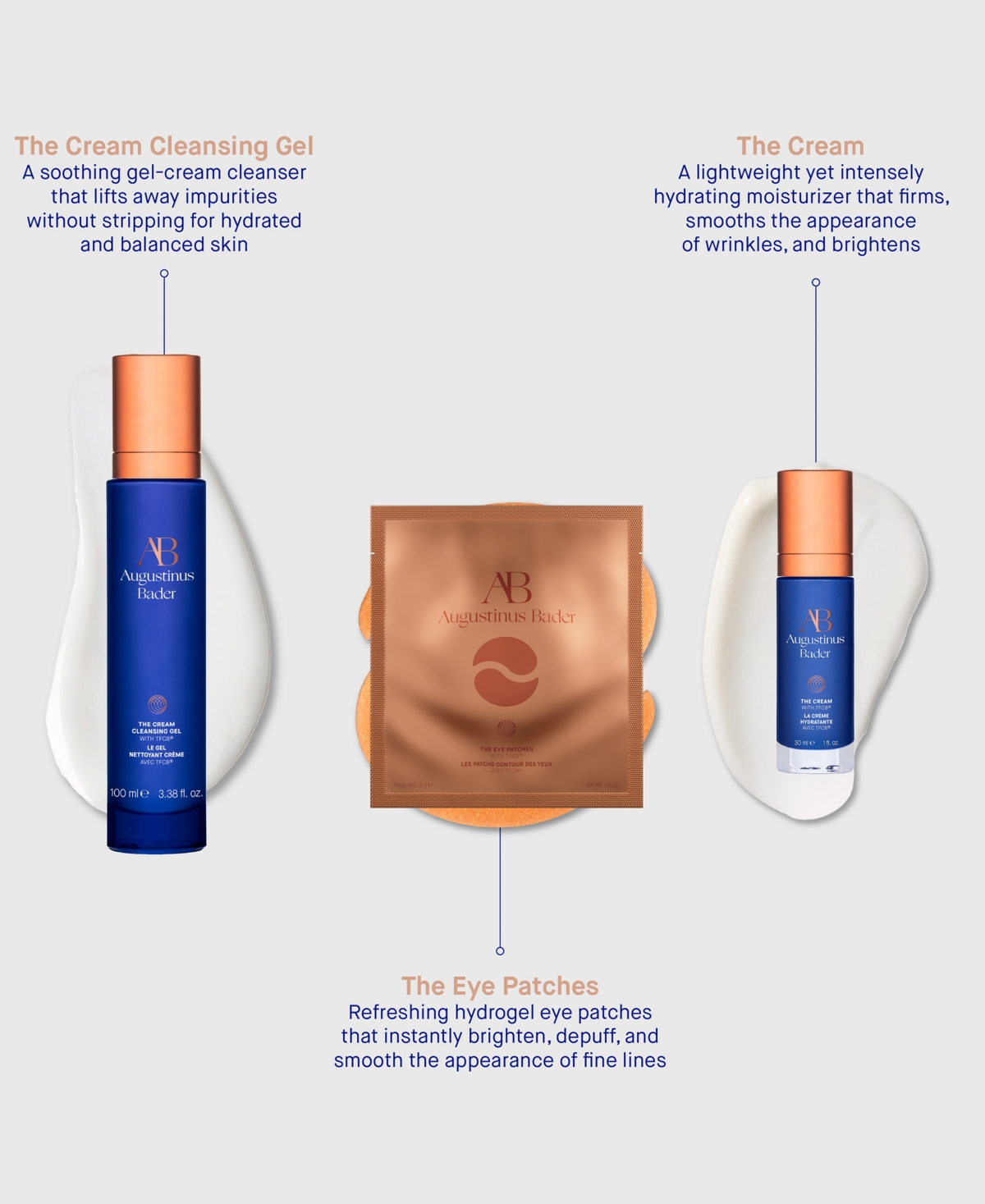 Augustinus Bader 3-pc. The Illuminating Collection Set In Transparent