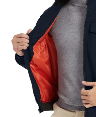 Men's Stand Collor Softshell Utility Bomber Jacket