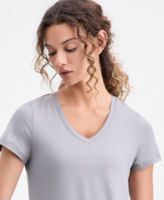 Women's V-Neck Performance T-Shirt, Created for Macy's