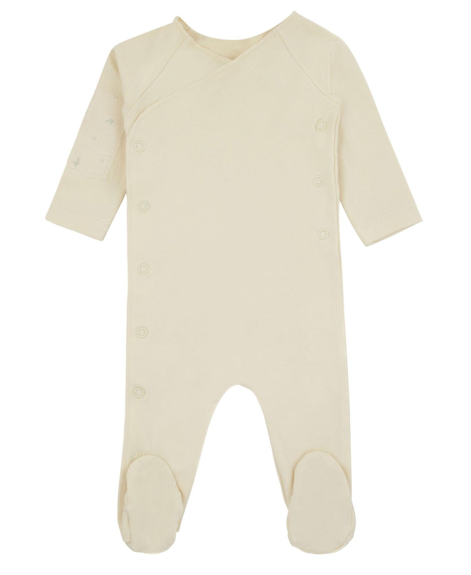 Kids Bamboo Floral Patch Footie Sleeper