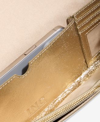 Wyllah Metallic Clutch, Exclusively at Macy's