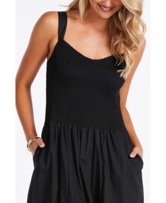 Women's BISHOP + YOUNG Corsica Smocked Poplin Dress