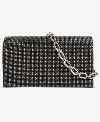 I.N.C International Concepts Diamond Mesh East/West Clutch