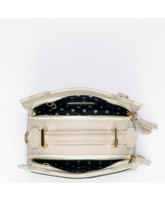 Pebble Leather Cat Crossbody Bag Cute Top Handle Purse Small Shoulder Handbag