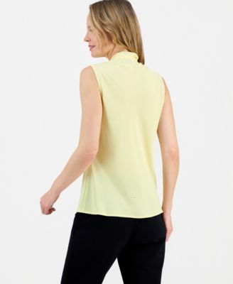Women's Tie-Neck Sleeveless Top