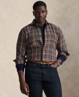Men's Big & Tall Plaid Brushed Flannel Shirt