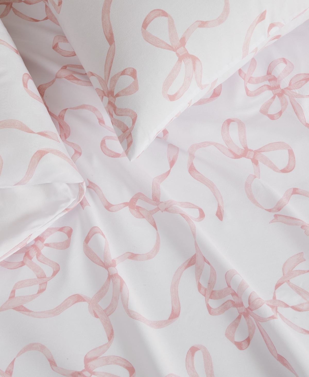 Truly Soft Printed Bow Whimsy 3-pc. Comforter Set, Full/queen In Pink