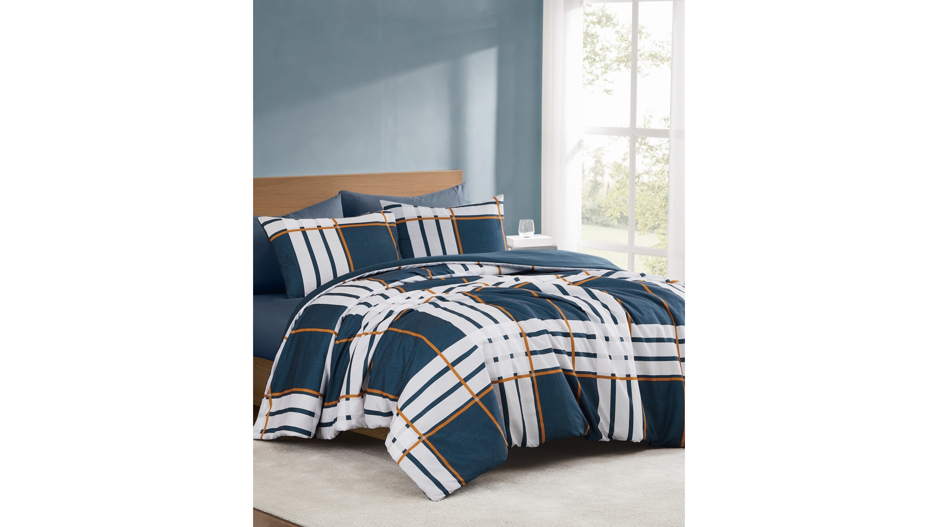 Truly Soft Henry Plaid 3-Pc. Comforter Set, King