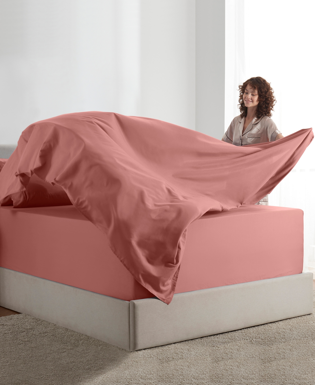 Nestl Extra Deep Pocket 6-pc. Sheet Set, King In Pink
