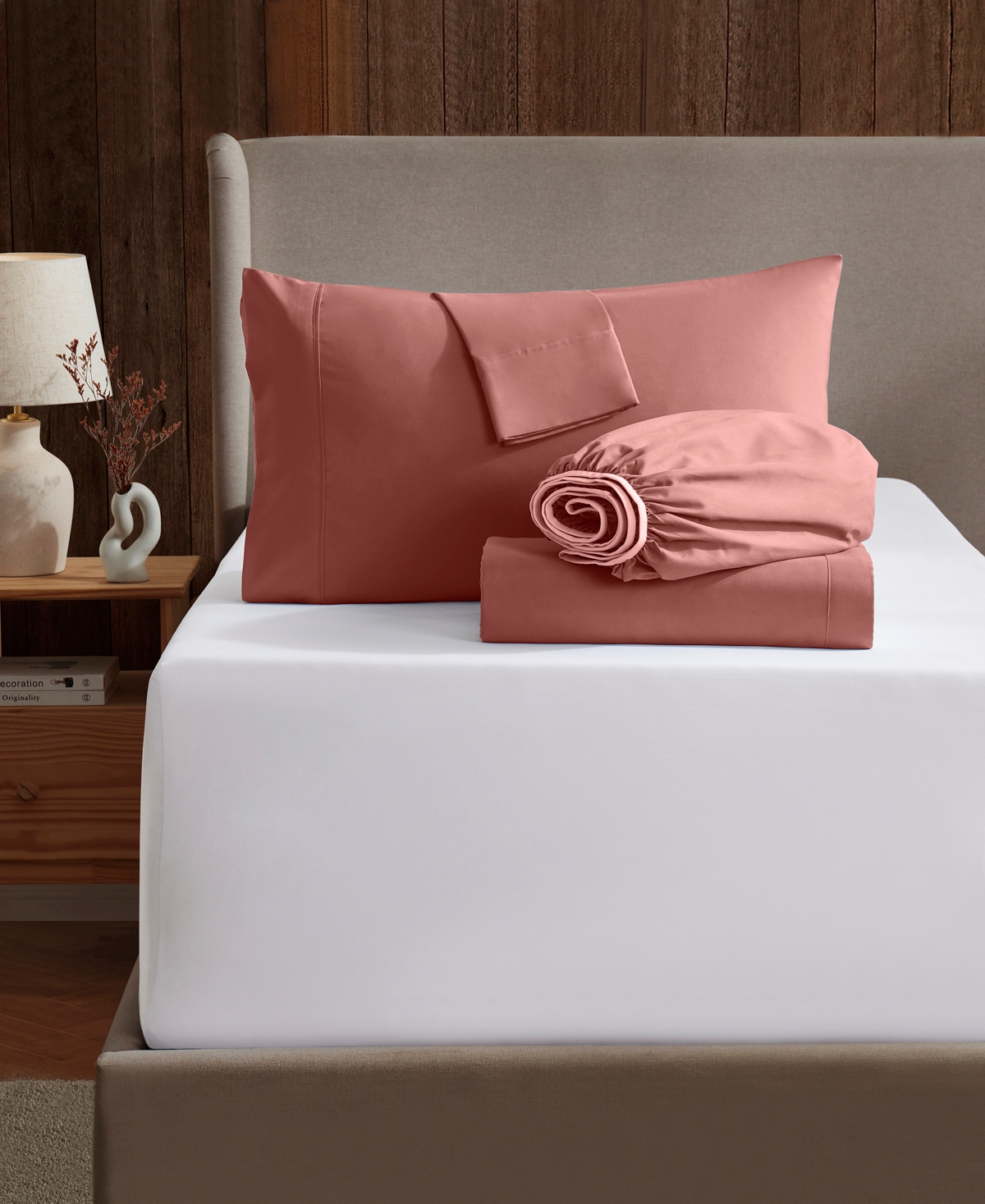 Nestl Extra Deep Pocket 4-pc. Sheet Set, Twin Xl In Pink