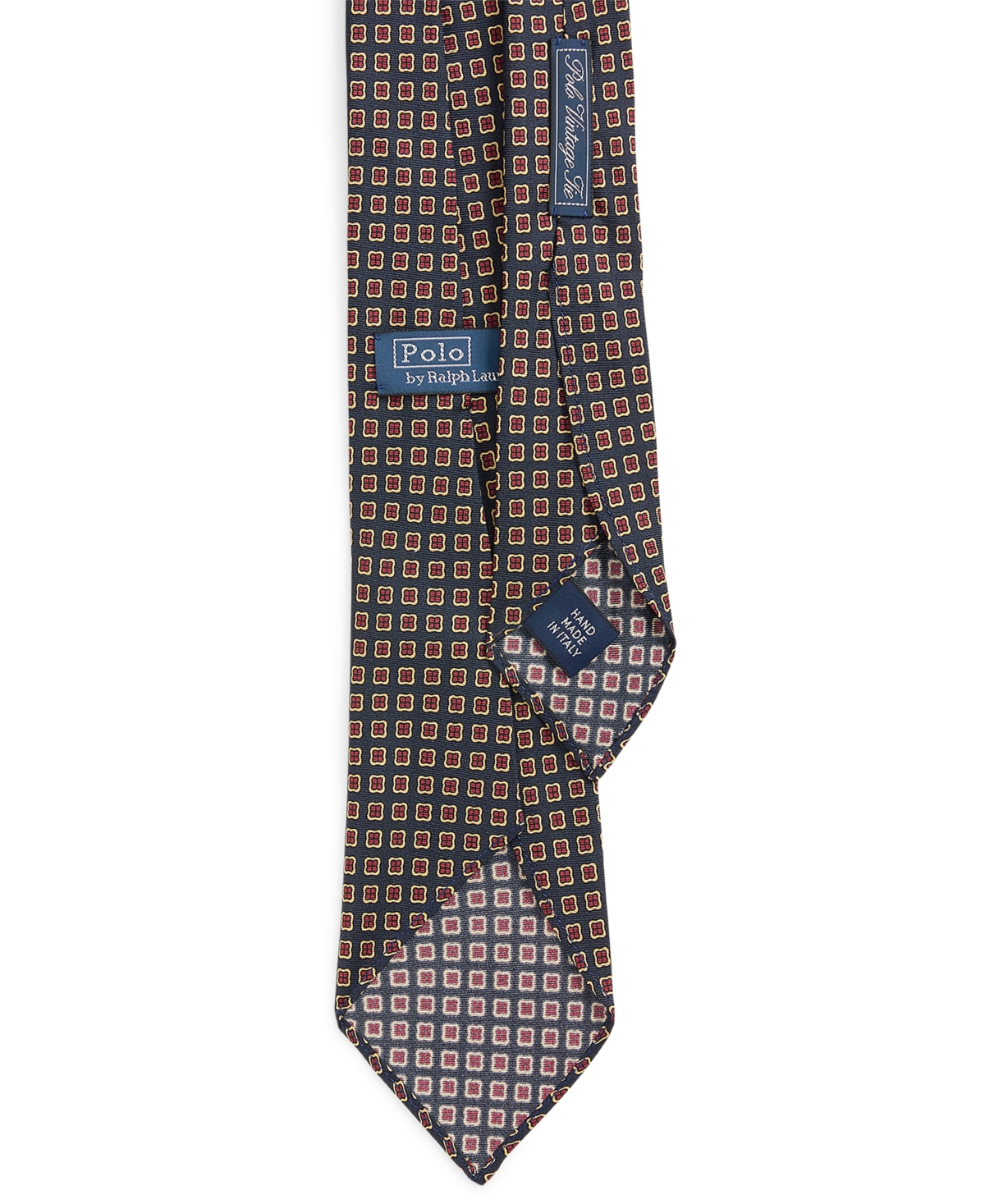 Polo Ralph Lauren Men's Vintage-inspired Neat Silk Tie In Brown