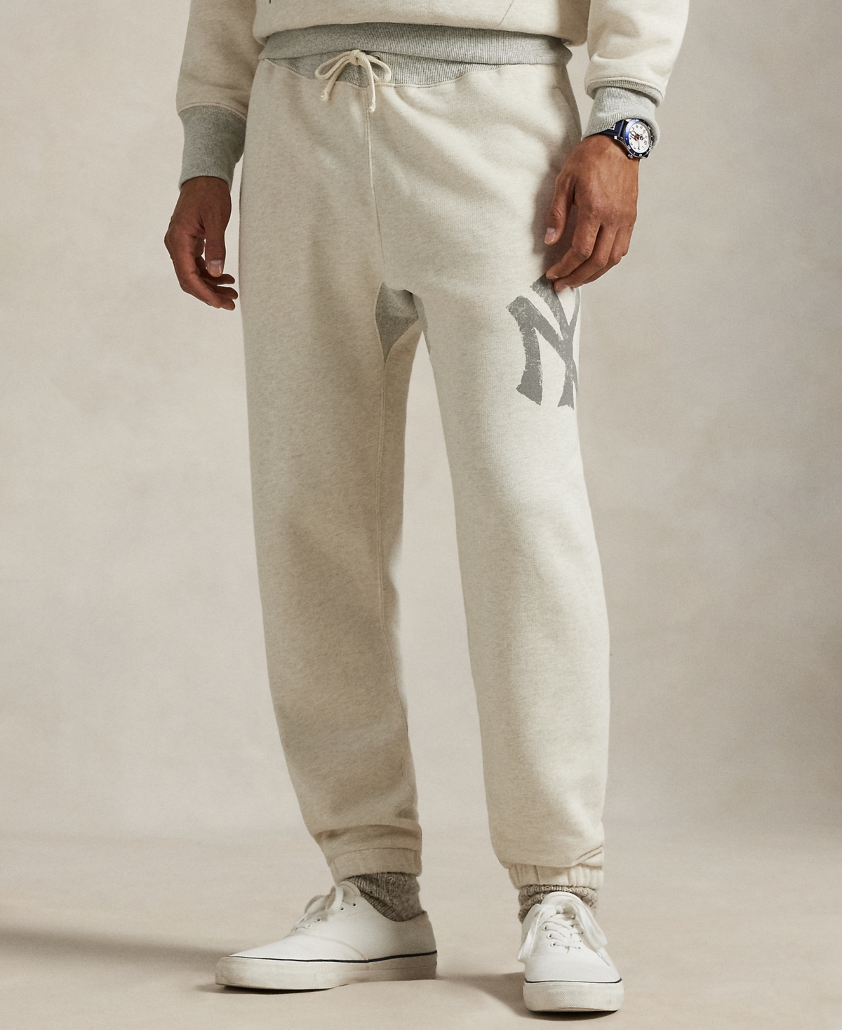 Polo Ralph Lauren Unisex New York Yankees Sweatpants In Gray