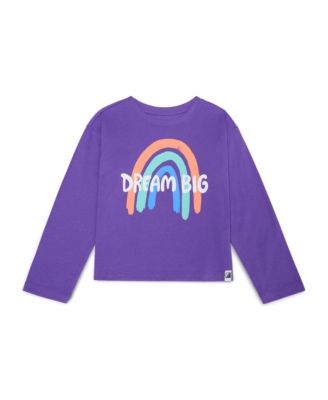 Color Lab Girls' 2-10 Printed Long-Sleeve T-Shirt