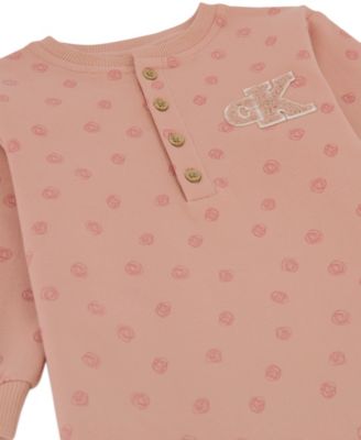 Baby Girls' Crewneck Coverall
