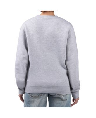 Women's Heather Gray Detroit Lions Collage Graphic Fleece Pullover Sweatshirt