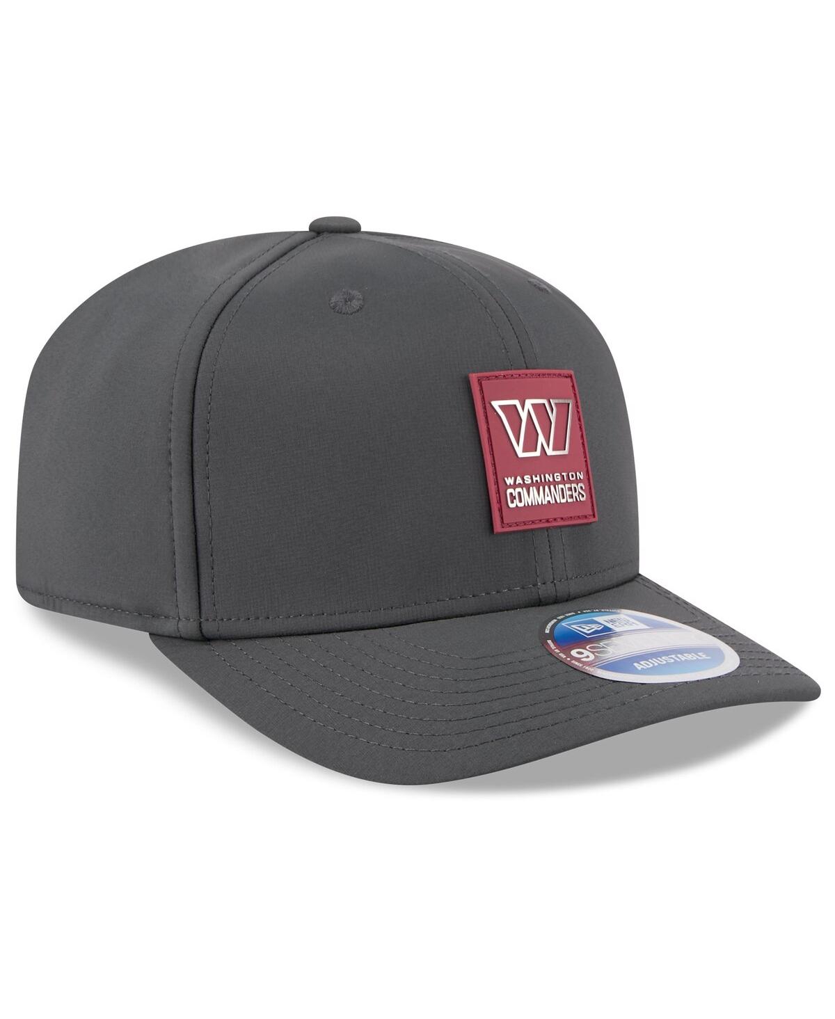 New Era Men's Charcoal Washington Commanders 2025 Sideline Cold Weather 9seventy Adjustable Hat In Gray