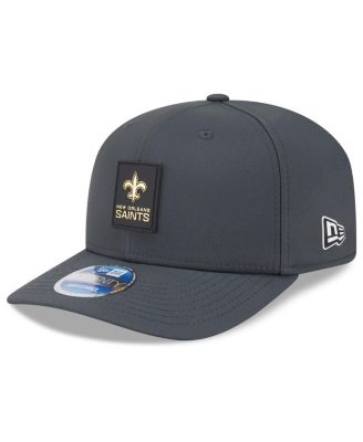 New Era - Men's Charcoal New Orleans Saints 2025 Sideline Cold Weather 9SEVENTY Adjustable Hat