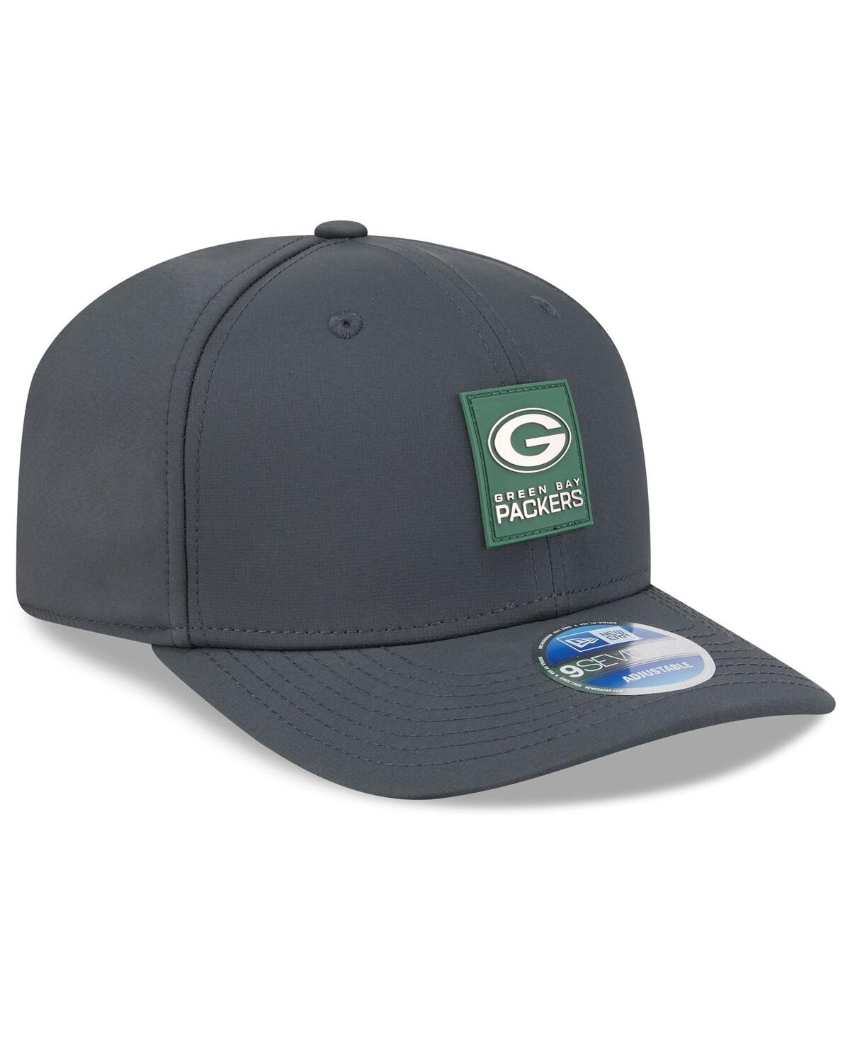 New Era Men's Charcoal Green Bay Packers 2025 Sideline Cold Weather 9SEVENTY Adjustable Hat